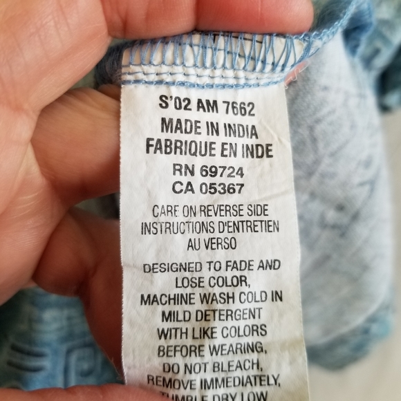 Vintage Columbia Shirt Mens M Button  Up Short Sleeve Hawaiian Blue Tribal Aztec - Picture 12 of 12